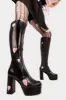 Candyfloss Love Platform Knee High Boots sold by Lamoda