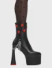 Lamoda Back Me Red PU Pink Lace-Up Ankle Boots Fashionable Everyday Comfort sold by Lamoda