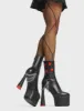 Lamoda Back Me Red PU Pink Lace-Up Ankle Boots Fashionable Everyday Comfort sold by Lamoda