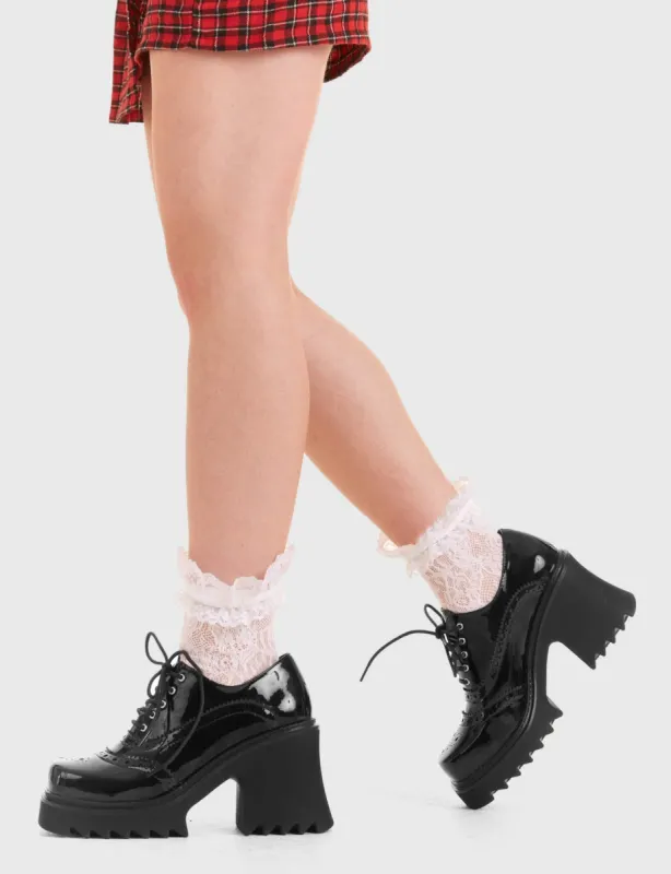 Good Evening Chunky Brogue Shoes sold by Lamoda