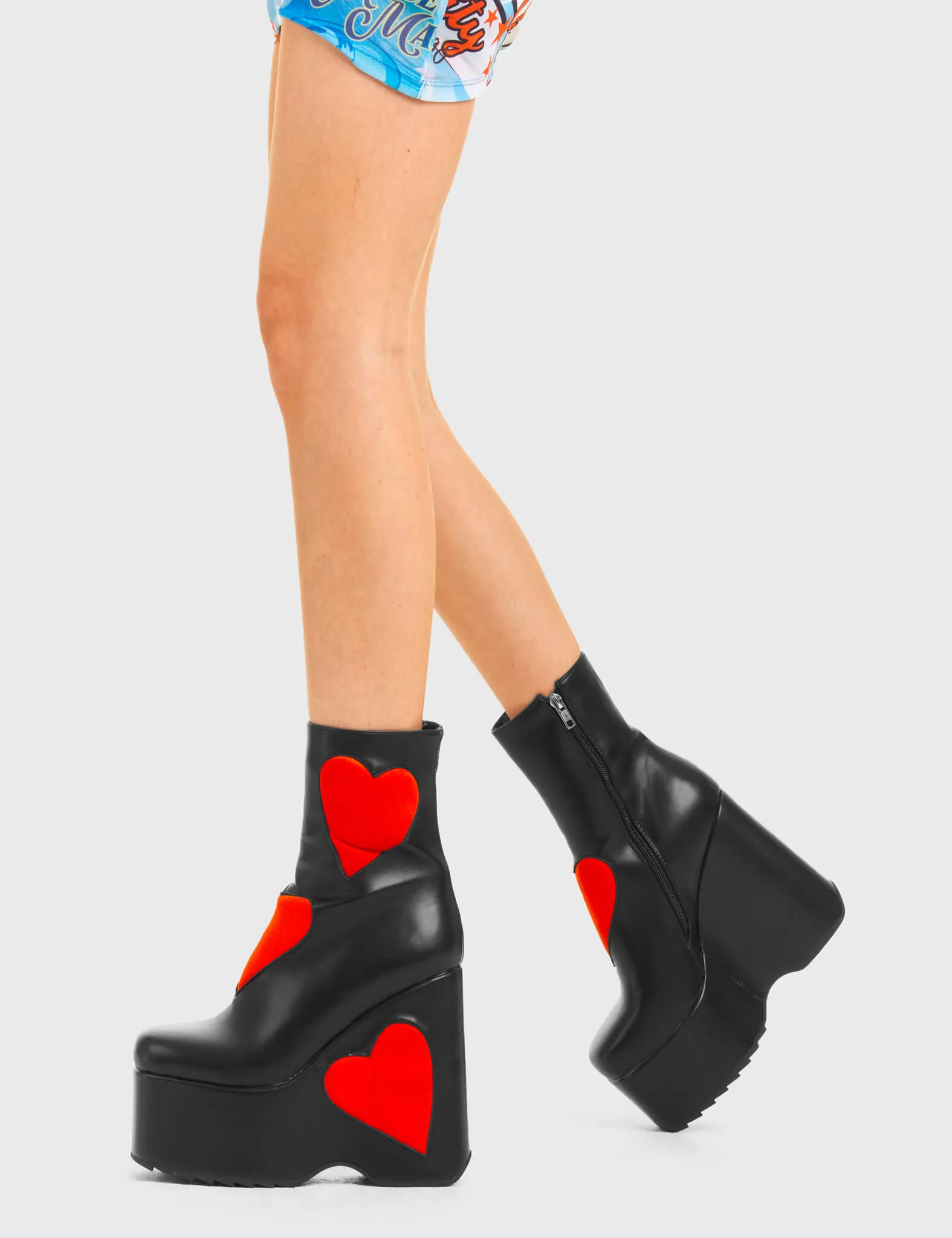 Full Time Lover Chunky Platform Ankle Boots sold by Lamoda product image thumbnail 3