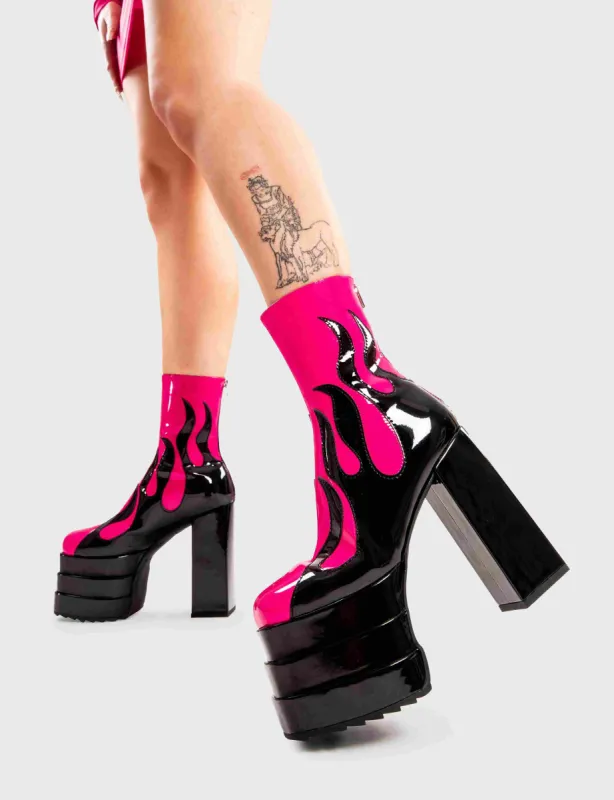 Reborn Platform Ankle Boots sold by Lamoda