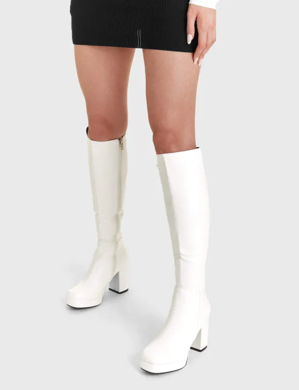 Humble Platform Knee High Boots sold by Lamoda
