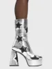 Seeking Stars Platform Ankle Boots sold by Lamoda