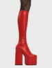 Messenger Platform Knee High Boots sold by Lamoda