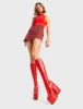 Messenger Platform Knee High Boots sold by Lamoda