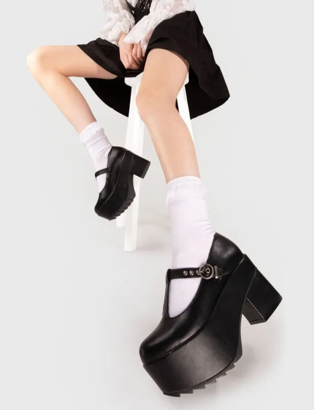 Last Chance Chunky Platform Mary Jane Shoes sold by Lamoda