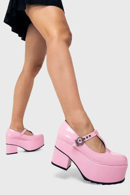 Last Chance Chunky Platform Mary Jane Shoes sold by Lamoda