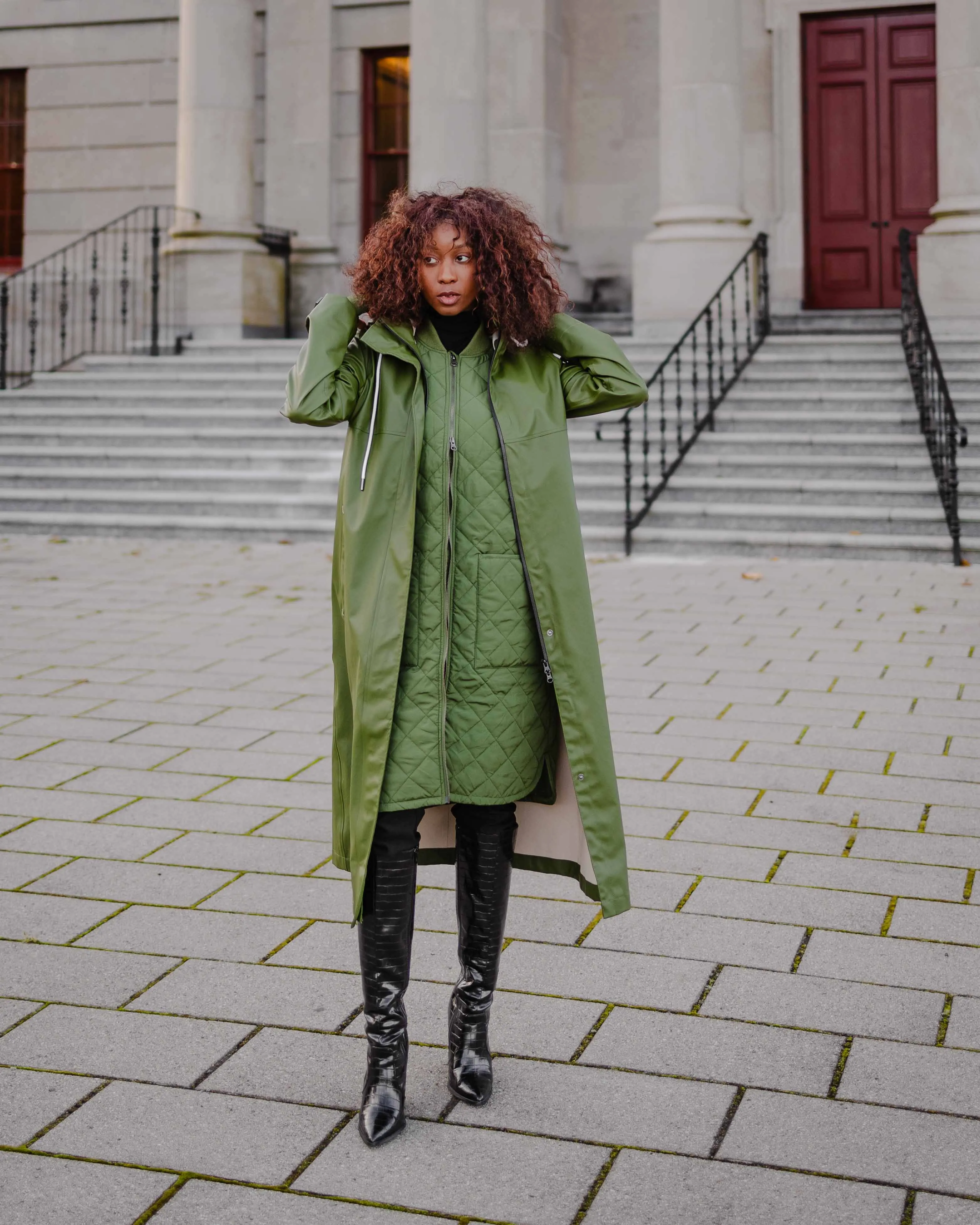 The petite - Chive Green sold by Mernini product image thumbnail 3