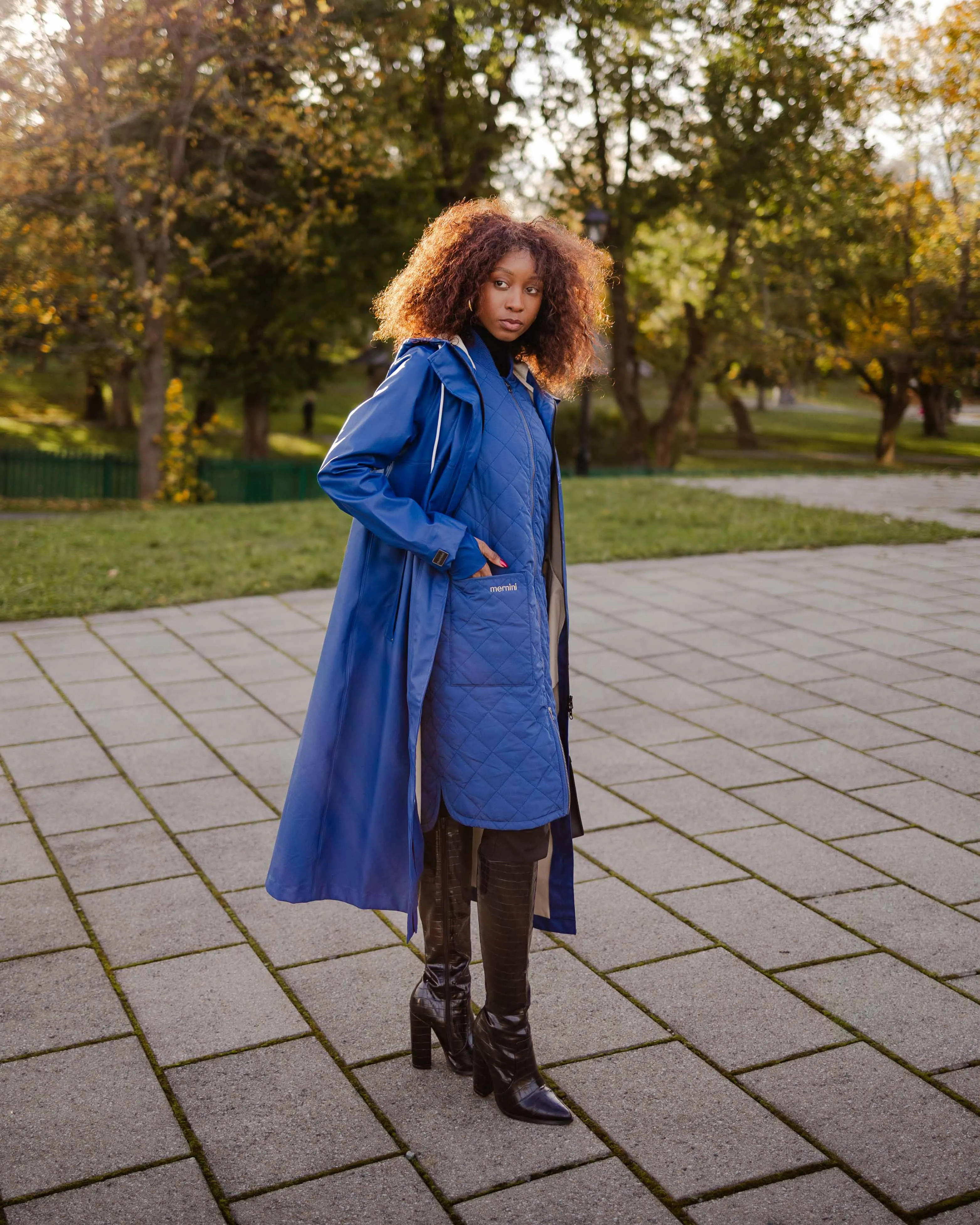 The petite - Peony Blue sold by Mernini product image thumbnail 3