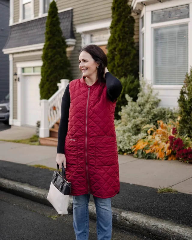 Long Liner - Merlot Red sold by Mernini