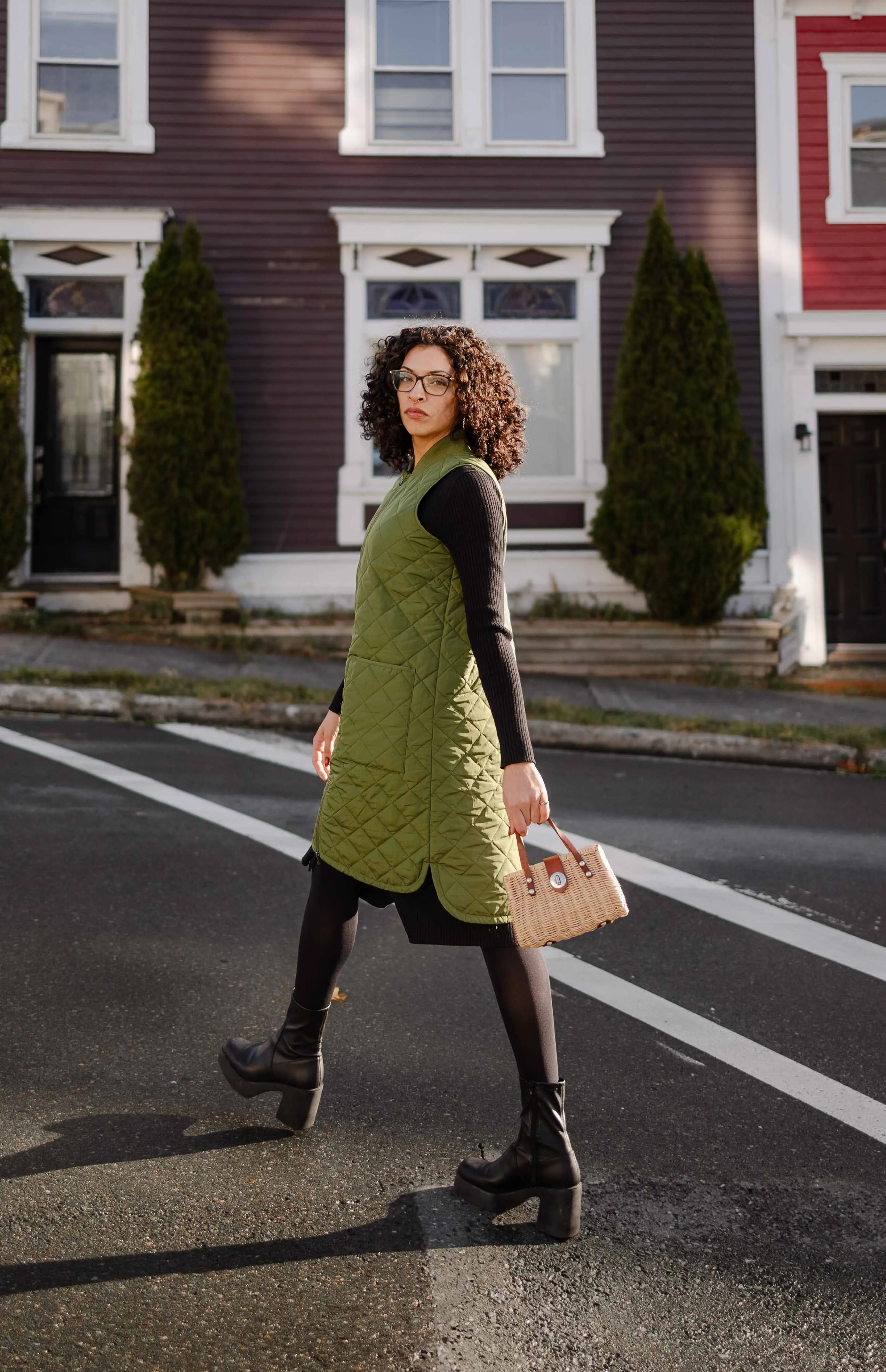 Long Liner - Chive Green sold by Mernini product image thumbnail 3