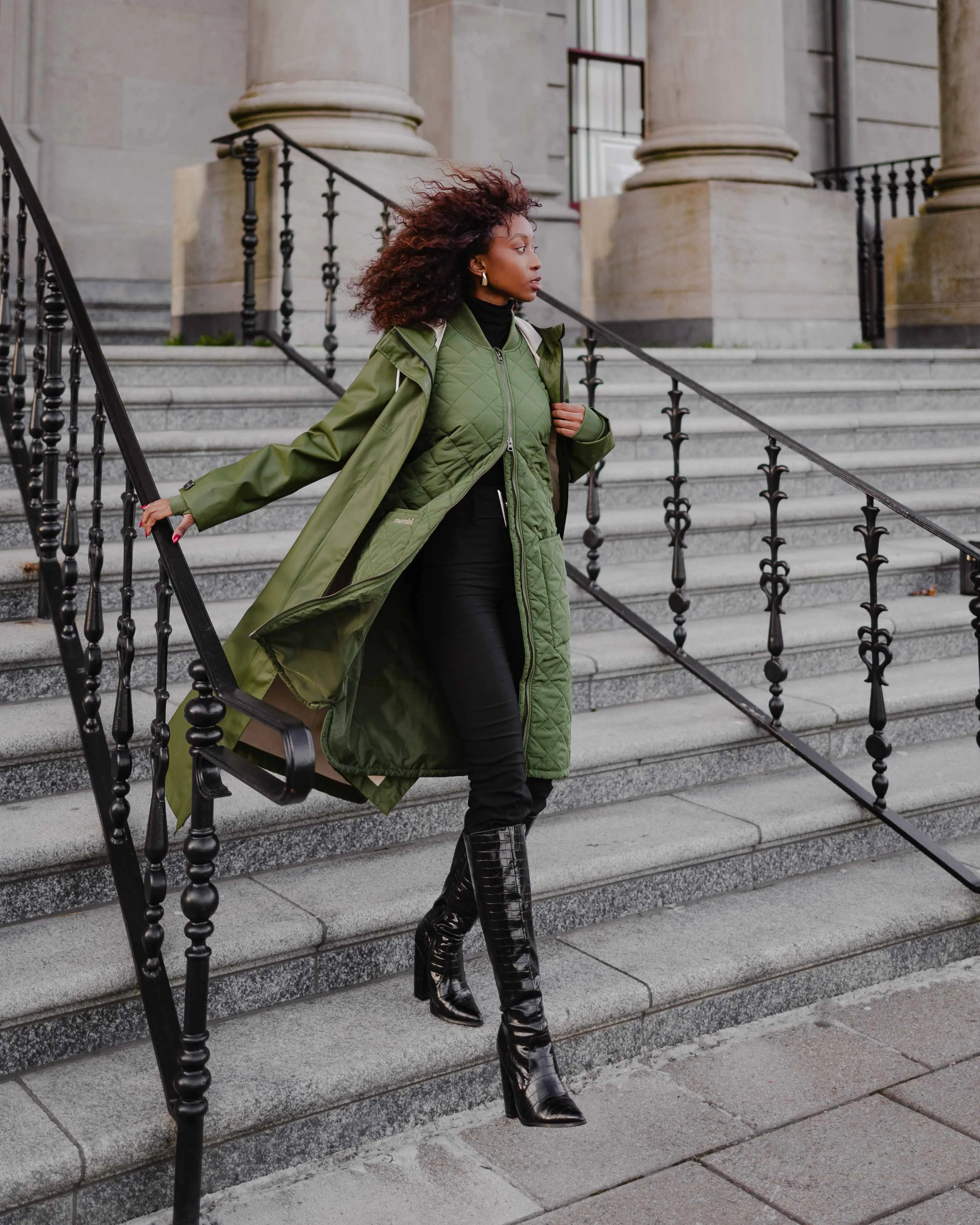 Long Liner - Chive Green sold by Mernini product image thumbnail 4