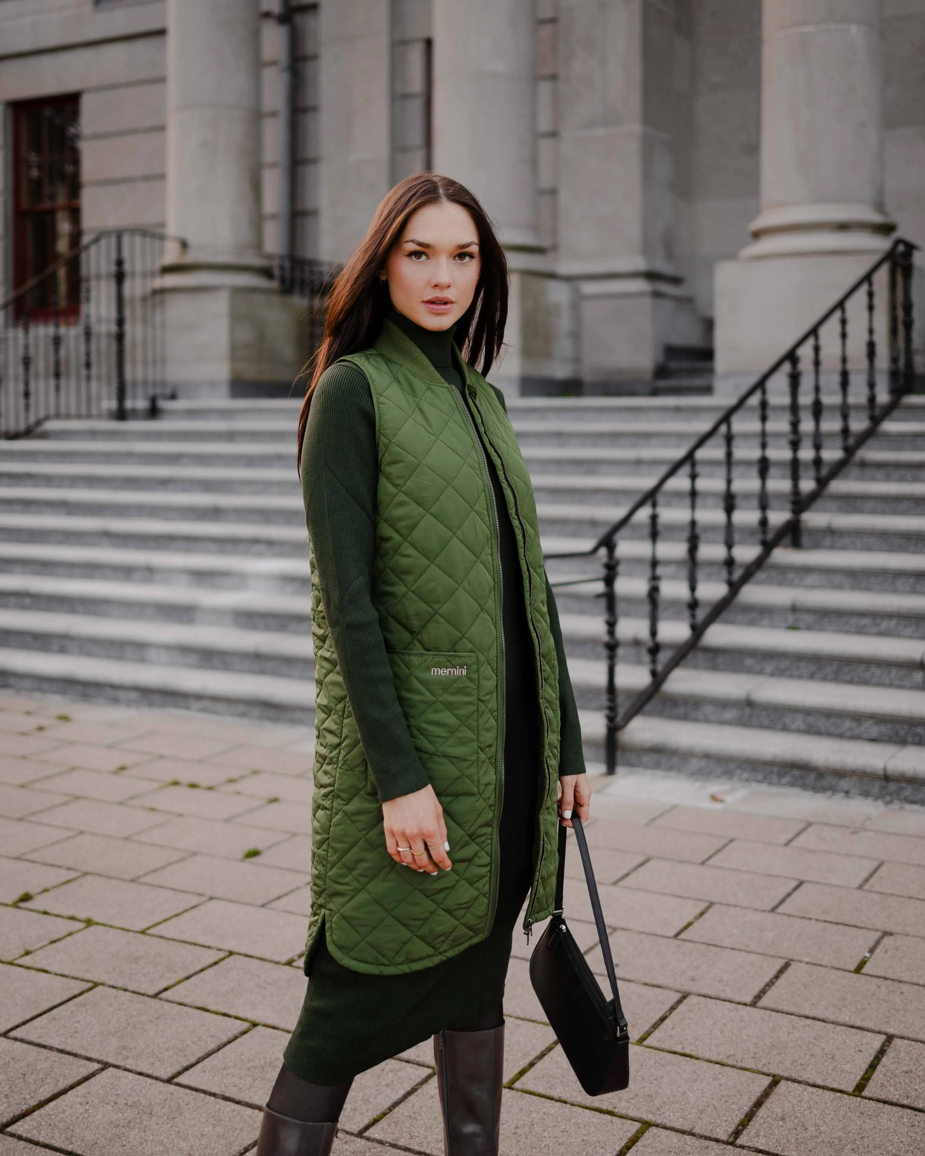 Long Liner - Chive Green sold by Mernini product image thumbnail 5