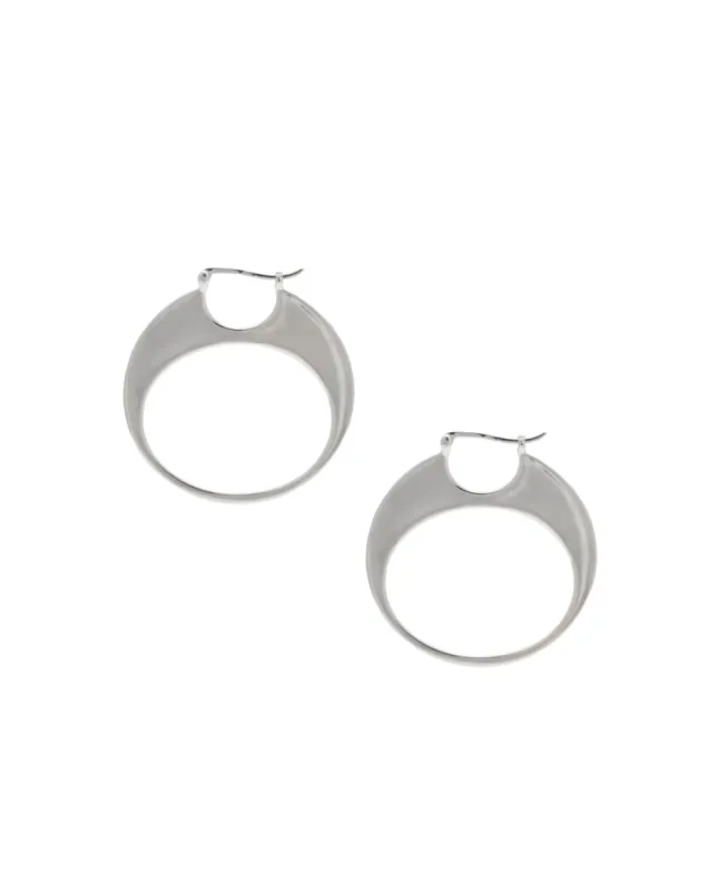 SAMPLE Small Solange Earrings Rhodium sold by Sarah Mulder Jewelry