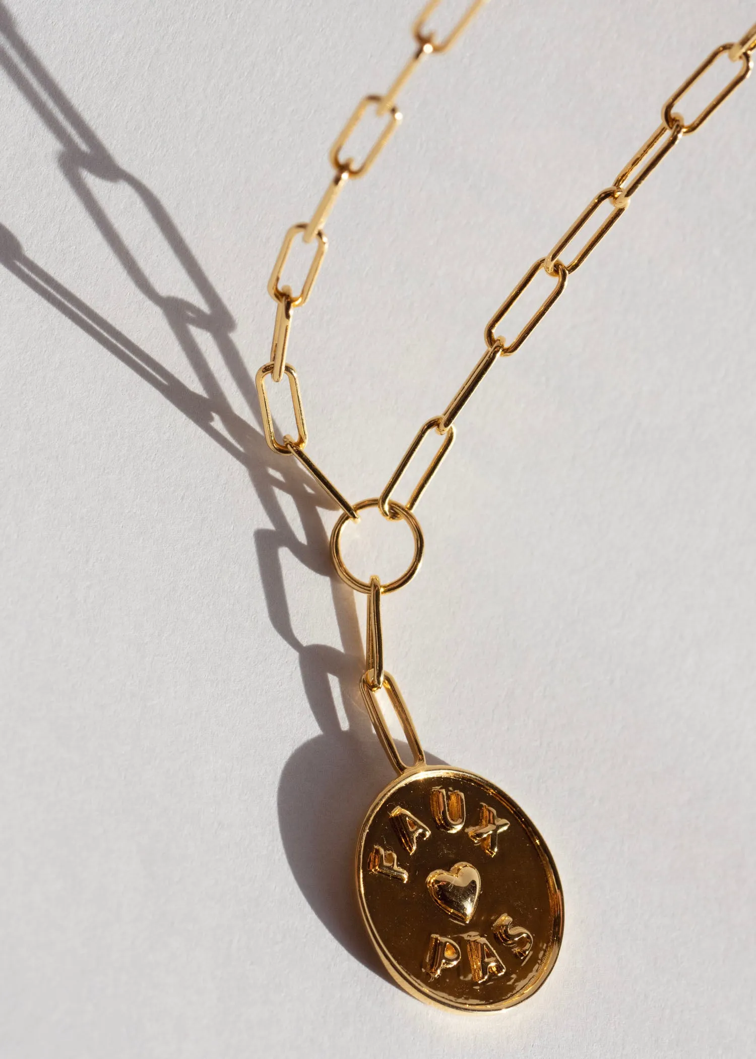 SAMPLE Faux Pas Necklace Gold sold by Sarah Mulder Jewelry product image thumbnail 4