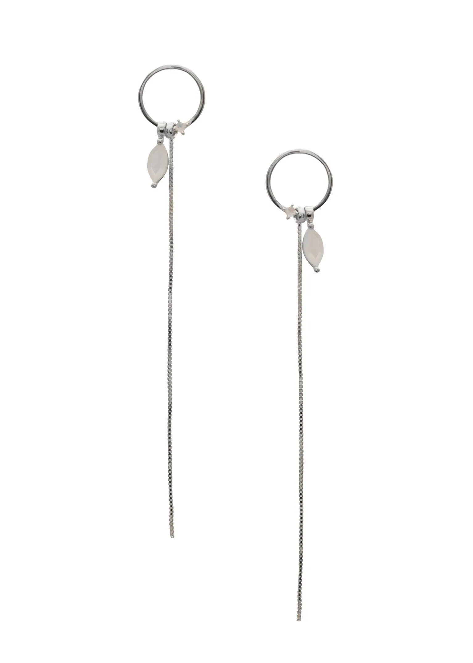 SAMPLE Laguna Earrings Rhodium sold by Sarah Mulder Jewelry