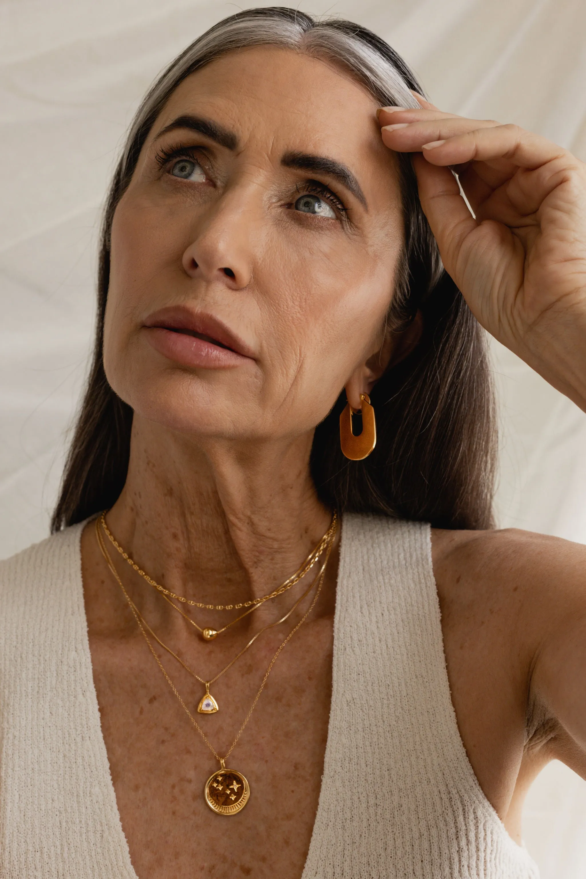 SAMPLE Boss Earrings Rhodium sold by Sarah Mulder Jewelry product image thumbnail 4