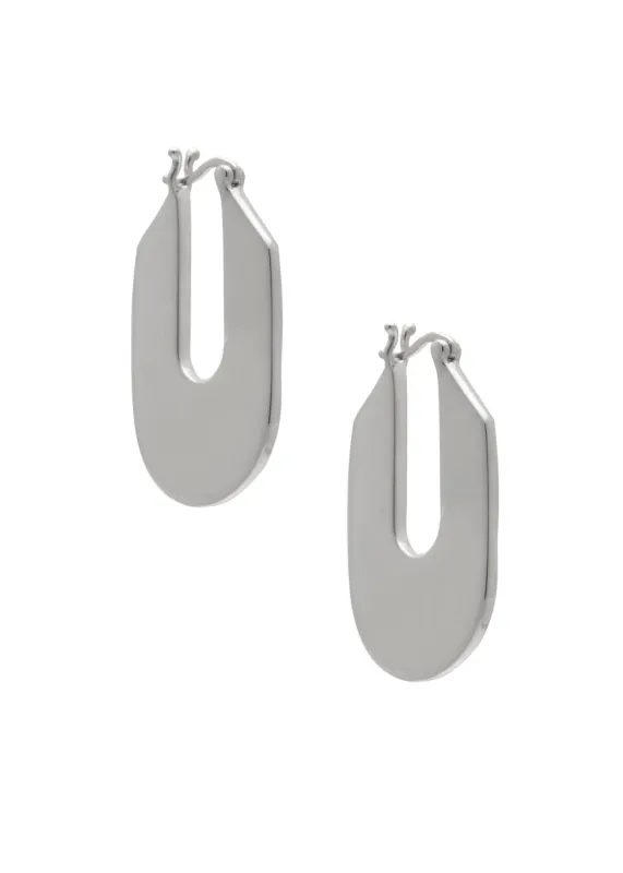 SAMPLE Boss Earrings Rhodium sold by Sarah Mulder Jewelry