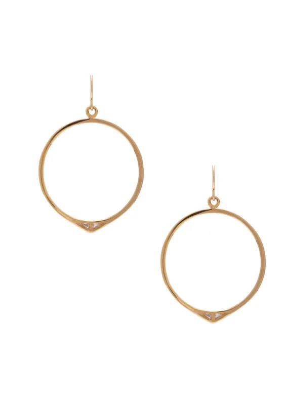 SAMPLE Staff Party Earrings Gold made by Sarah Mulder Jewelry