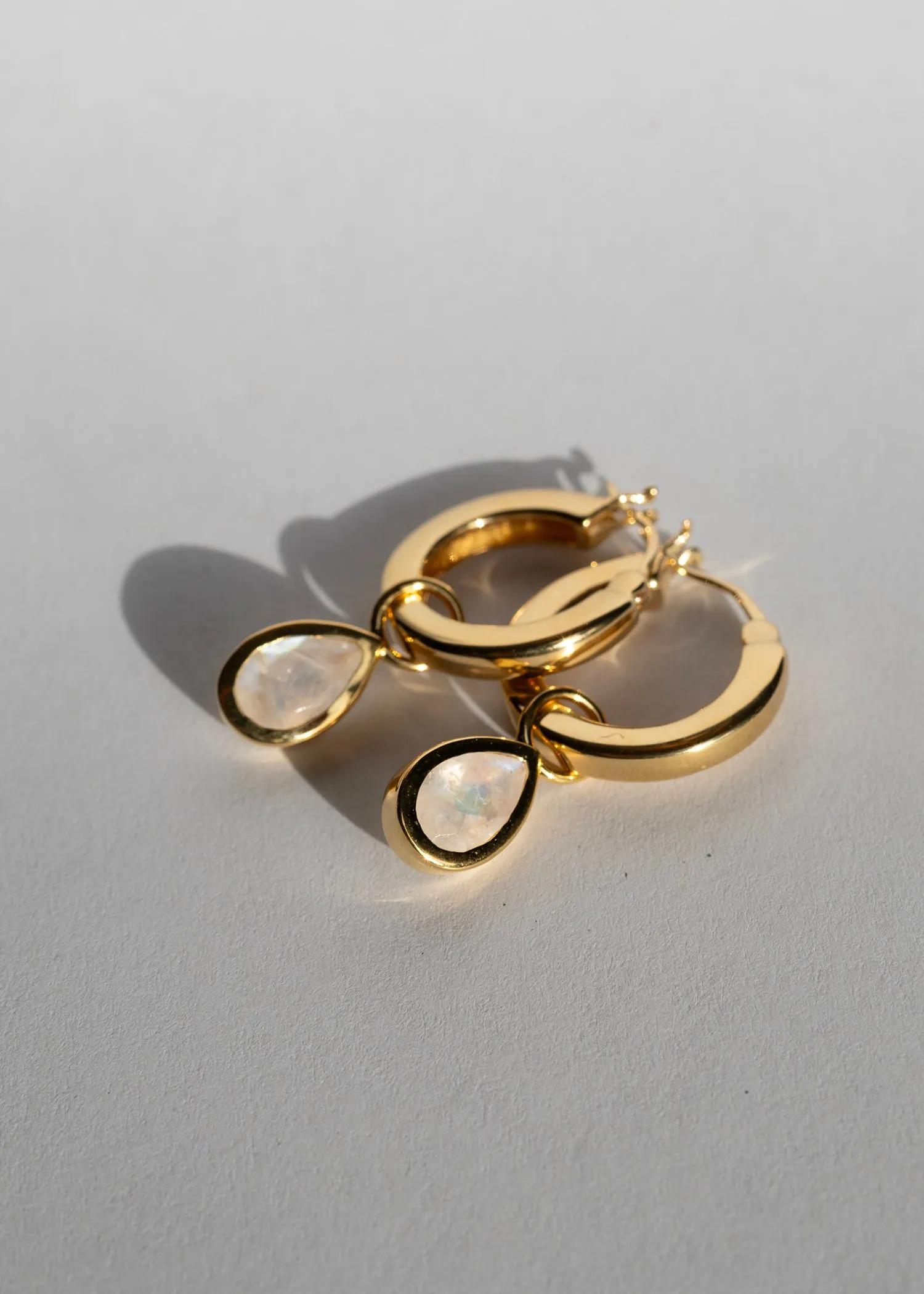 Koy Earrings Moonstone Gold sold by Sarah Mulder Jewelry product image thumbnail 3