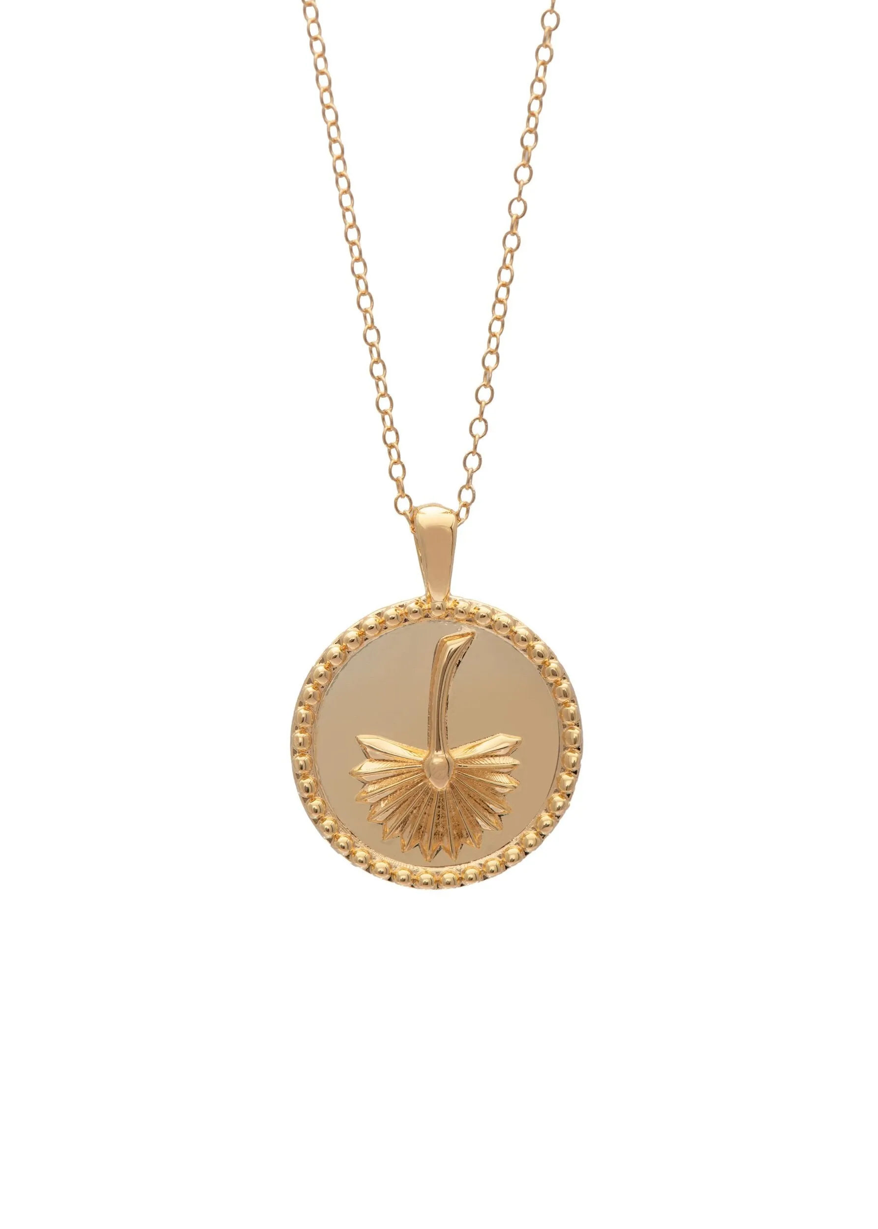 SAMPLE Palm Necklace Gold sold by Sarah Mulder Jewelry