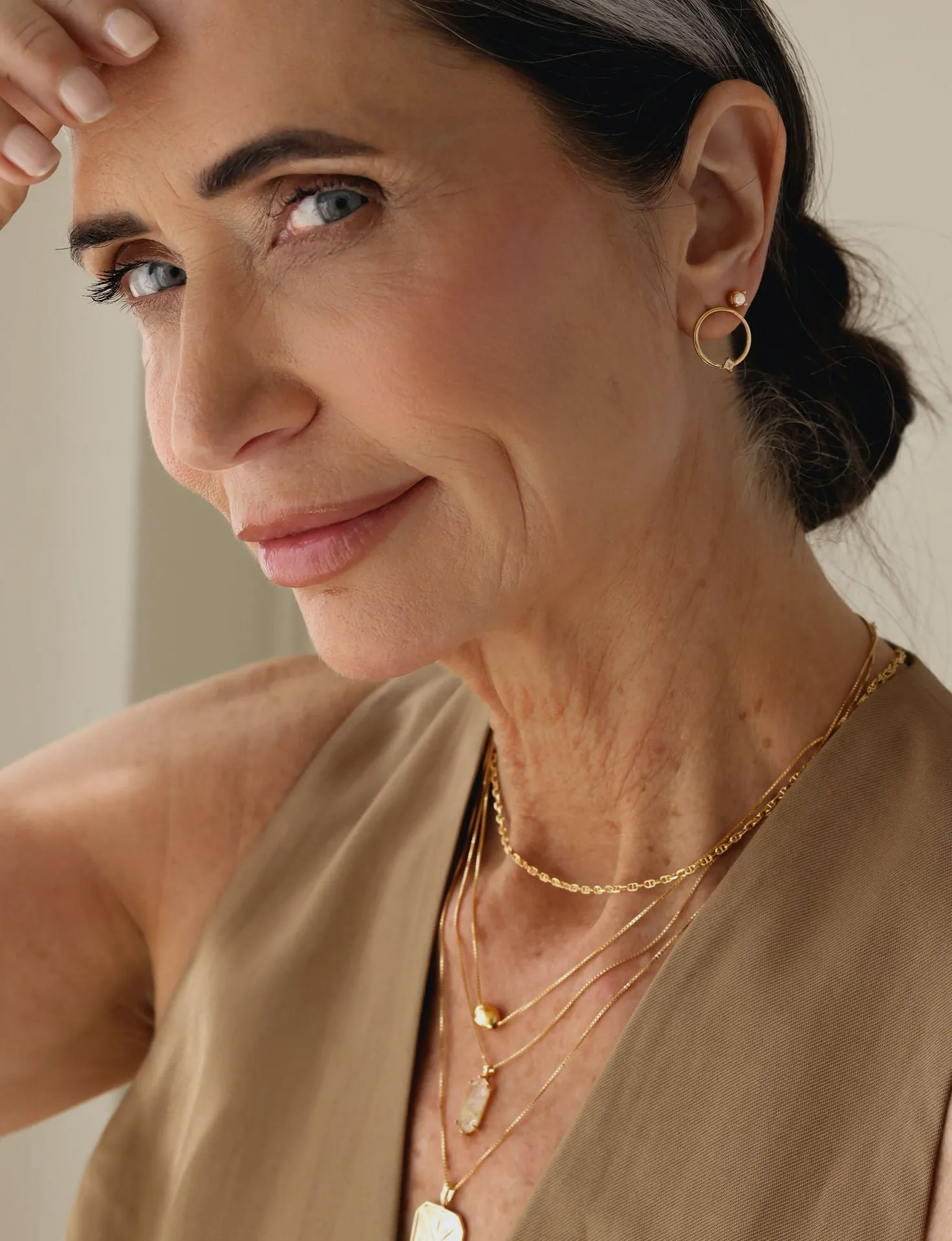 Ali Studs Rhodium sold by Sarah Mulder Jewelry product image thumbnail 2