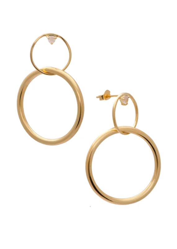 SAMPLE Lyonelle Earrings Gold made by Sarah Mulder Jewelry