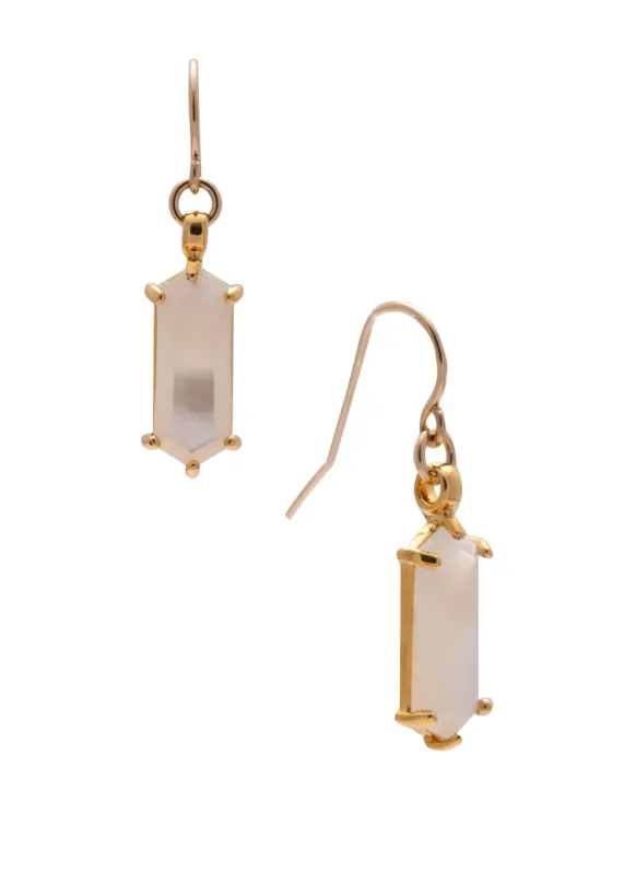 BF Lang Earrings Pearl Gold made by Sarah Mulder Jewelry