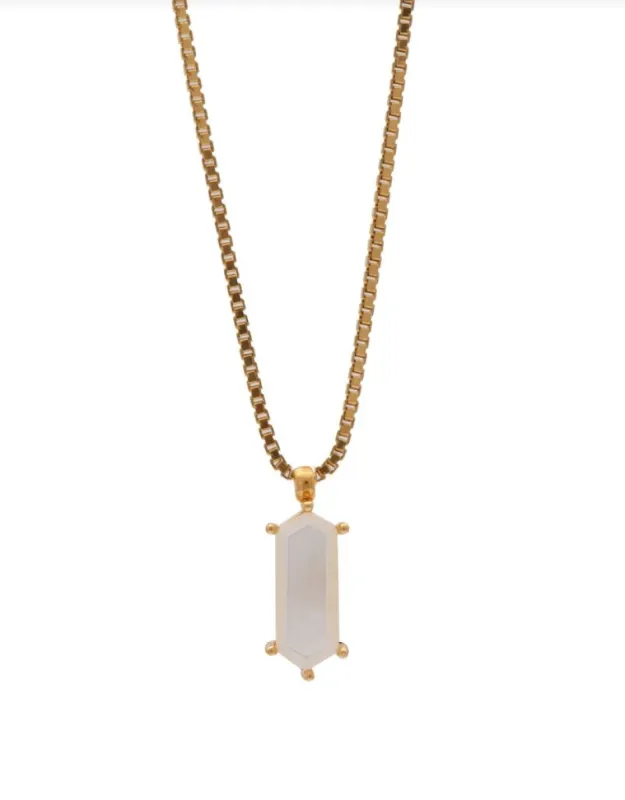 BF Lang Necklace Gold made by Sarah Mulder Jewelry