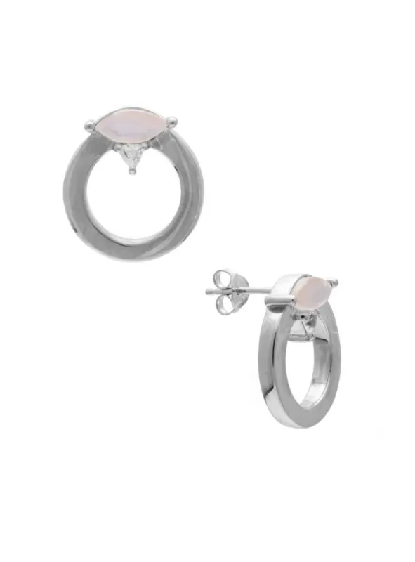 BF Becca Earrings Rhodium sold by Sarah Mulder Jewelry