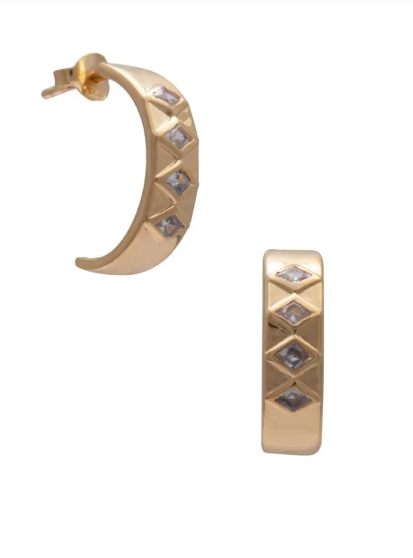BF Monty Earrings Gold sold by Sarah Mulder Jewelry