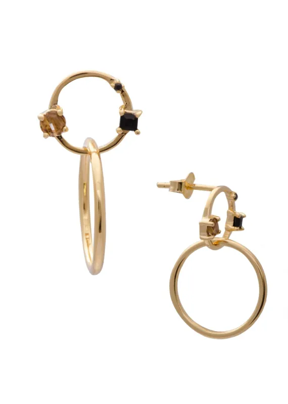 BF Miley Hoops Small Gold sold by Sarah Mulder Jewelry