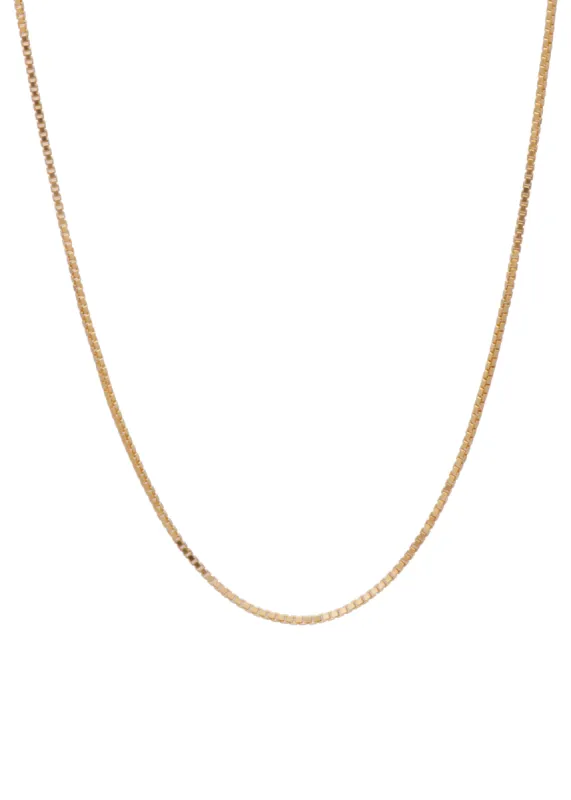 Box Chain Gold sold by Sarah Mulder Jewelry