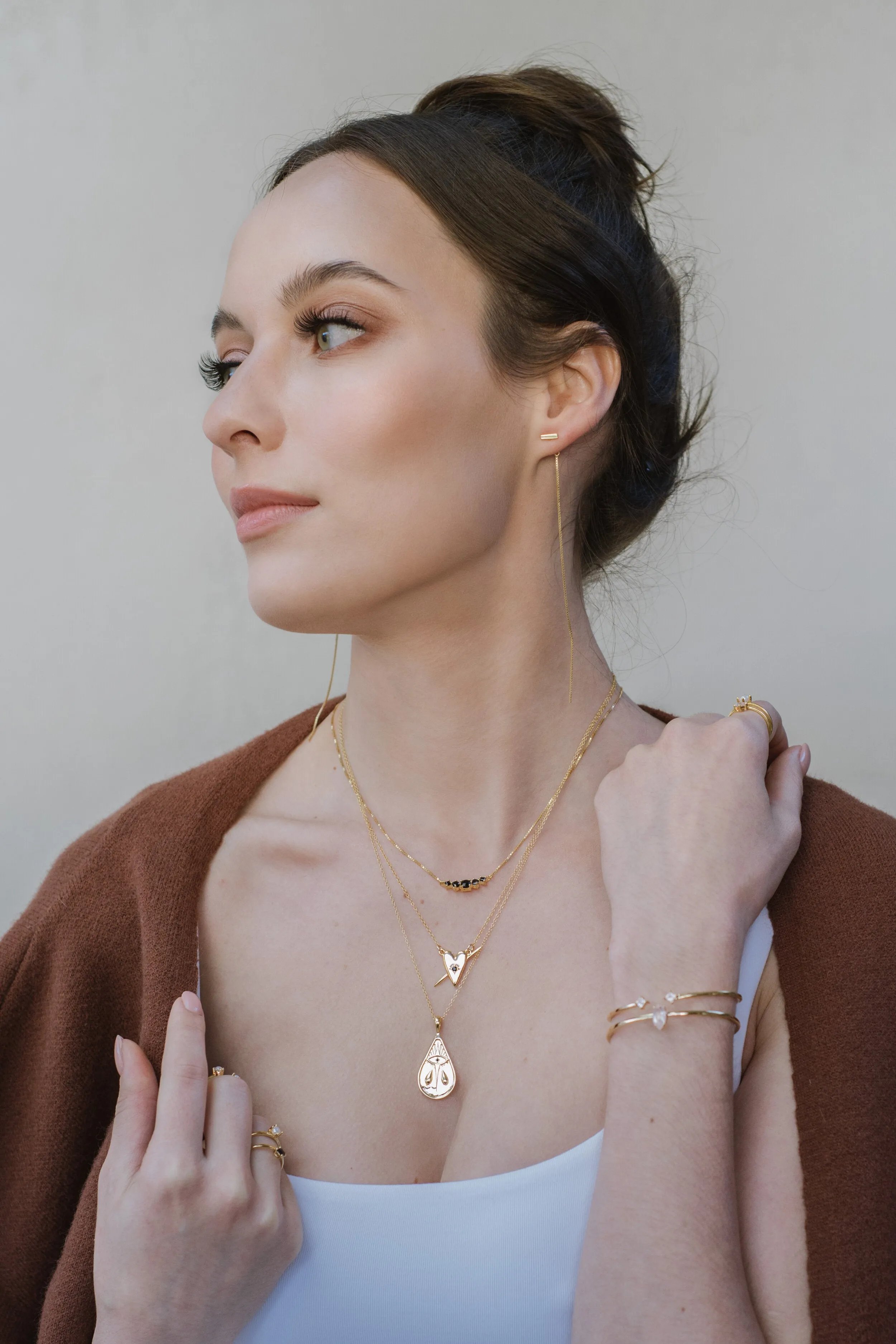 SALE Fuerté Necklace Rhodium sold by Sarah Mulder Jewelry product image thumbnail 3
