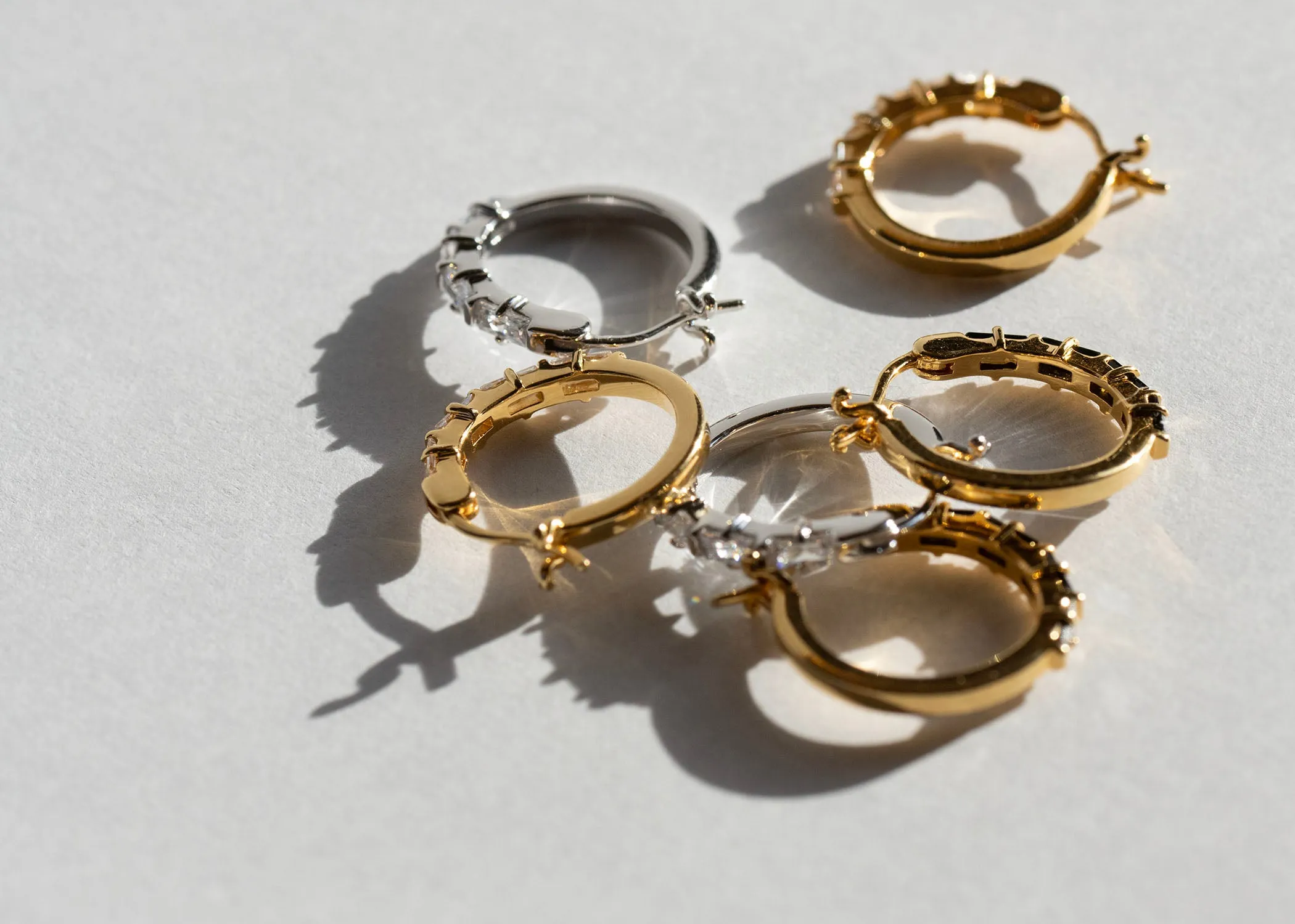 SAMPLE Kelly Hoops Gold sold by Sarah Mulder Jewelry product image thumbnail 3