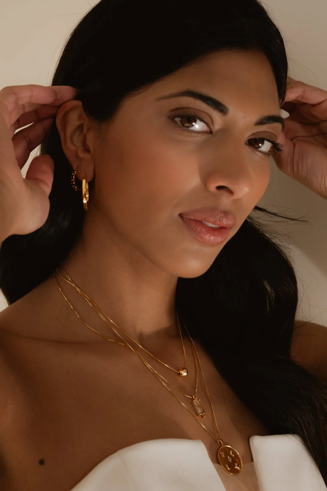 SAMPLE Kelly Hoops Gold sold by Sarah Mulder Jewelry product image thumbnail 2