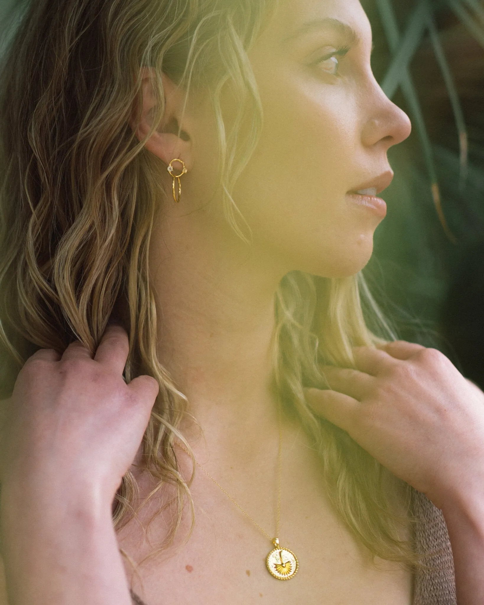 SAMPLE Miley Hoops Small Silver sold by Sarah Mulder Jewelry product image thumbnail 3