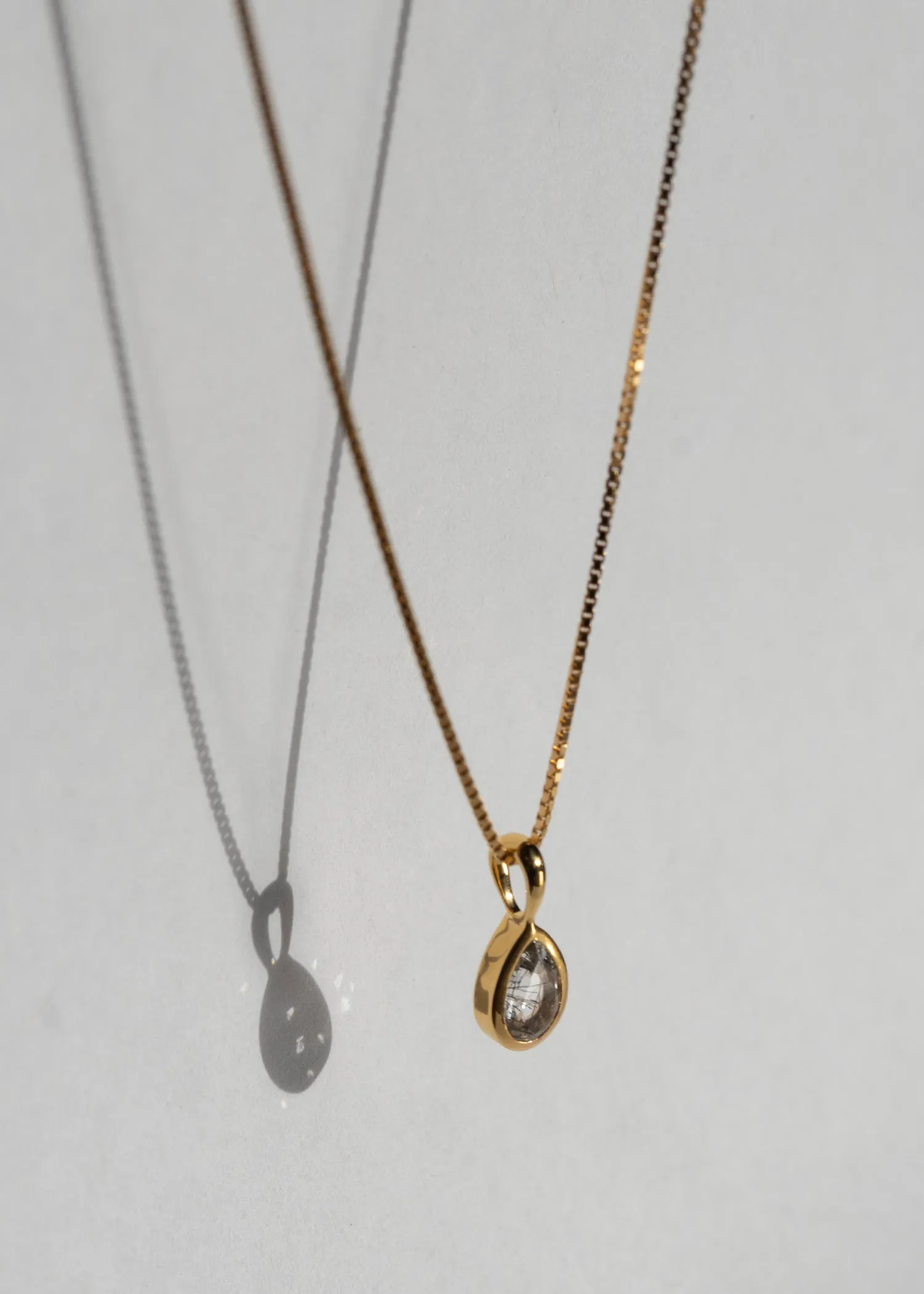 Koy Necklace Tourmalinated Quartz Gold sold by Sarah Mulder Jewelry product image thumbnail 2