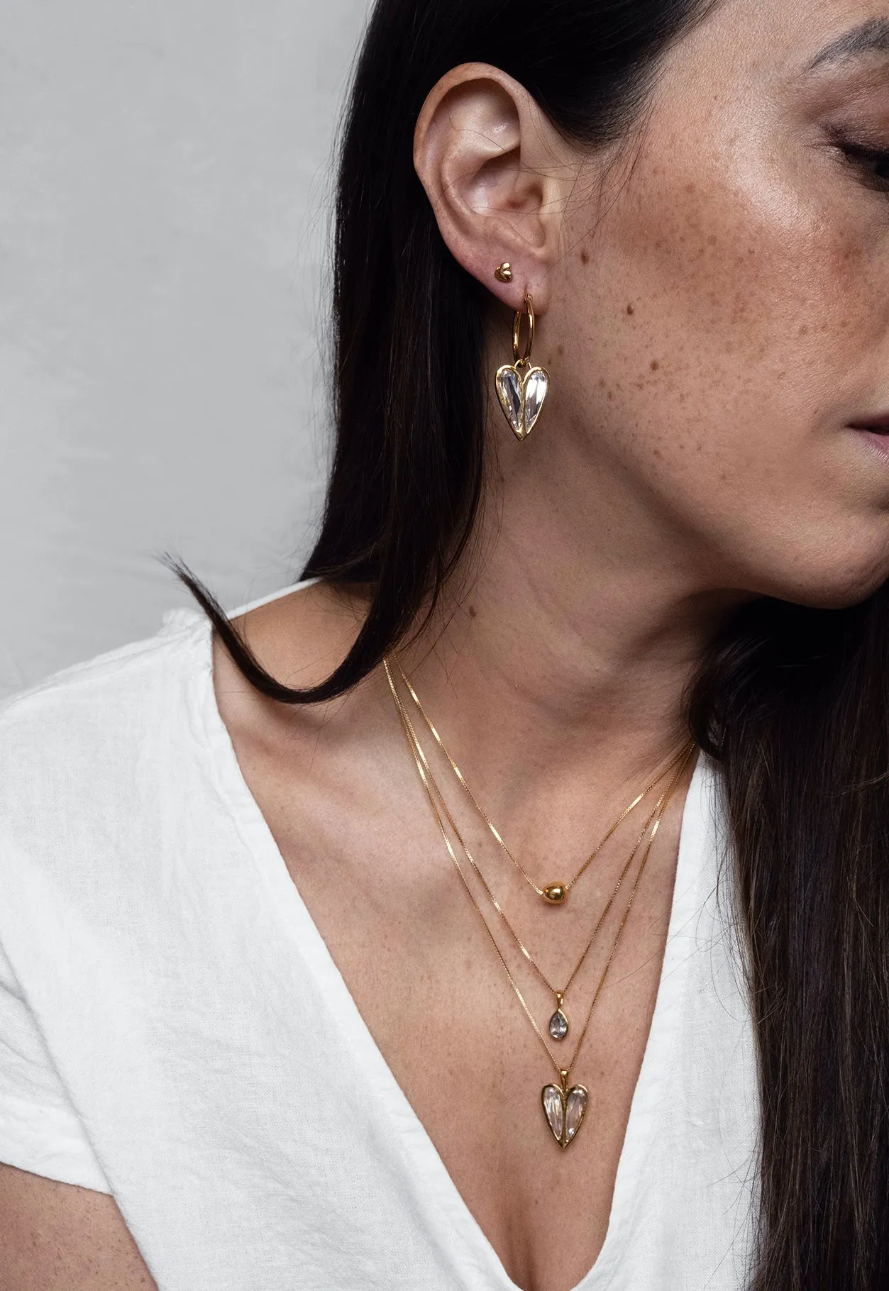 Koy Necklace Tourmalinated Quartz Gold sold by Sarah Mulder Jewelry product image thumbnail 3