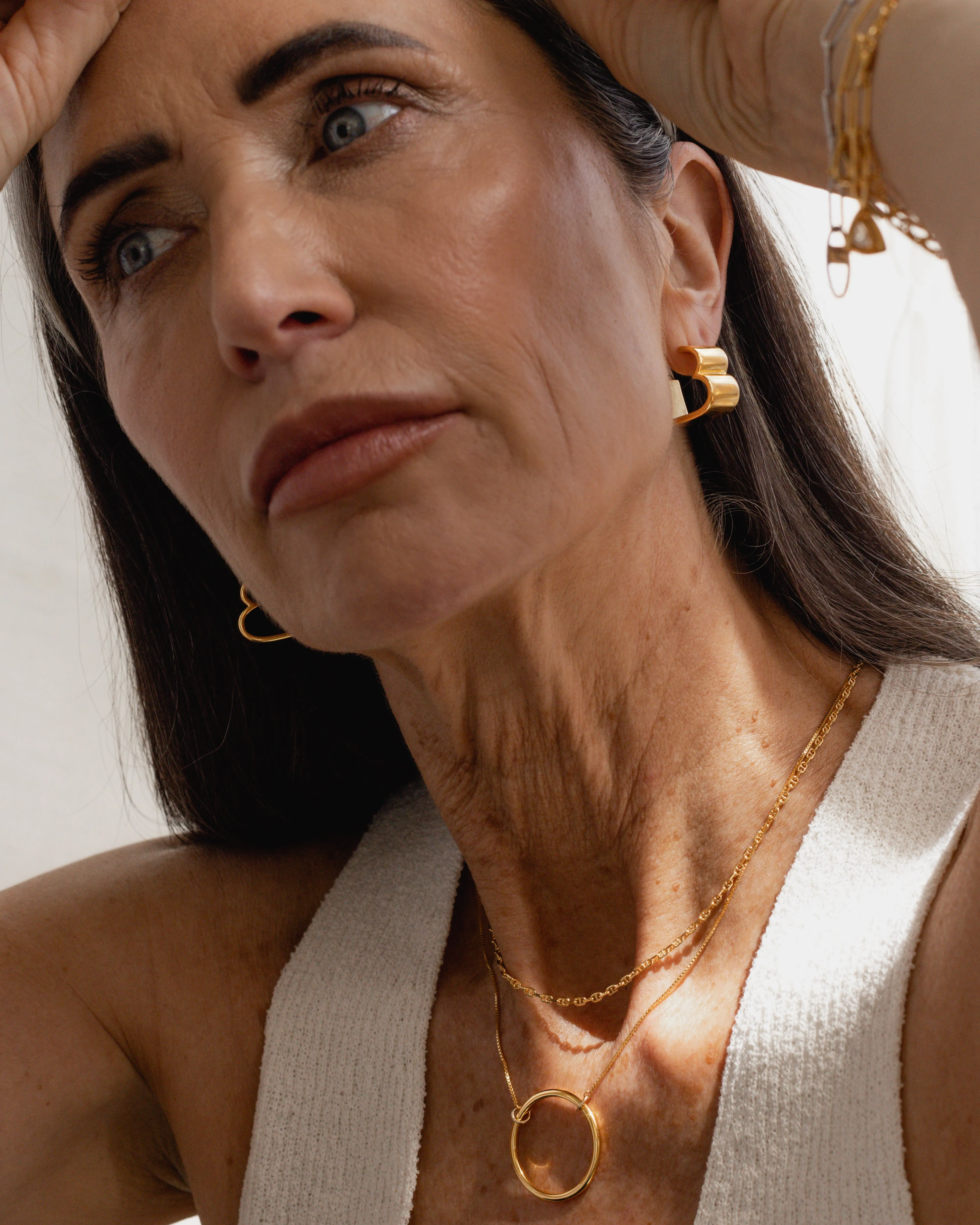 SAMPLE Crush Earrings Rhodium sold by Sarah Mulder Jewelry product image thumbnail 3