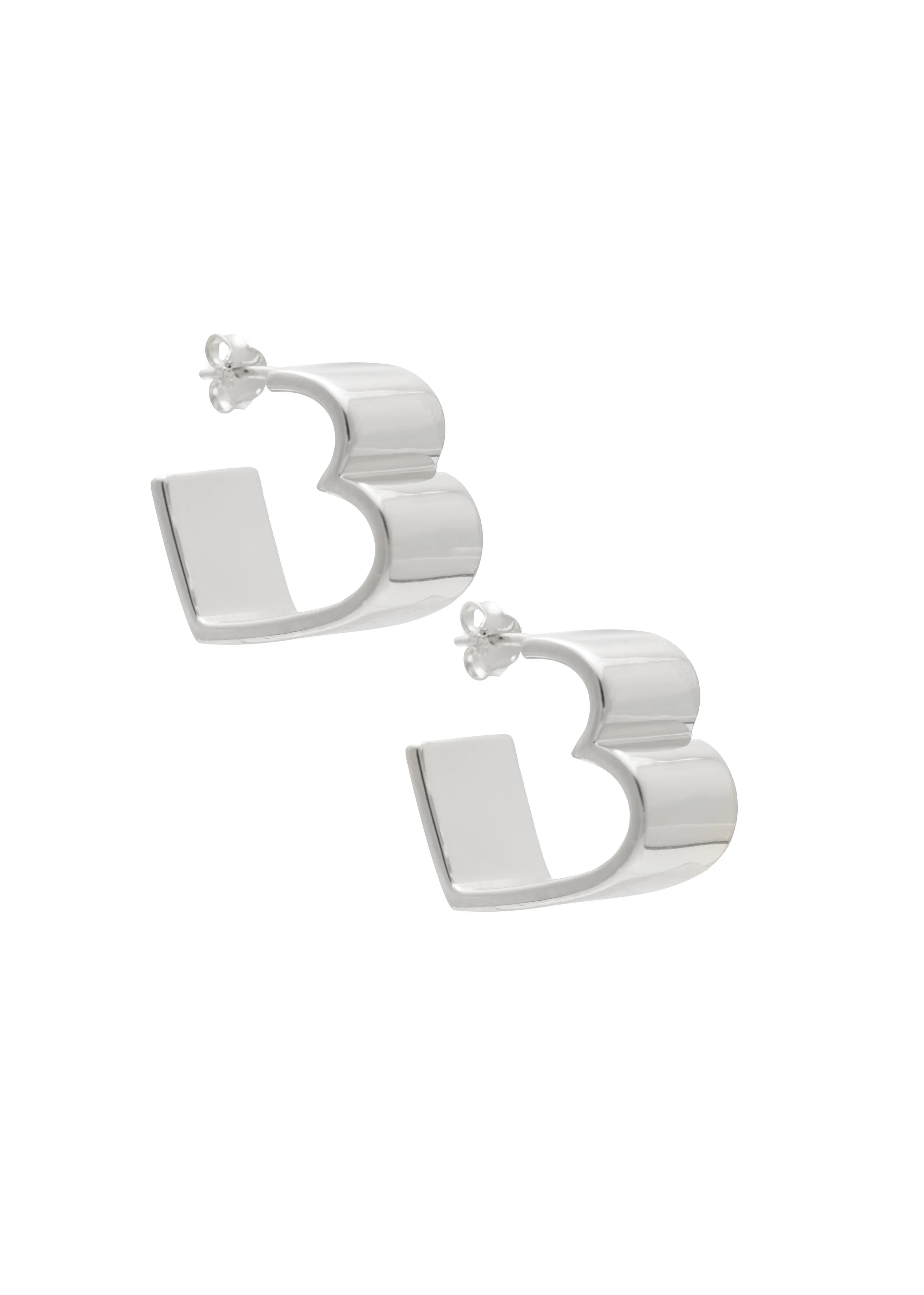 SAMPLE Crush Earrings Rhodium sold by Sarah Mulder Jewelry