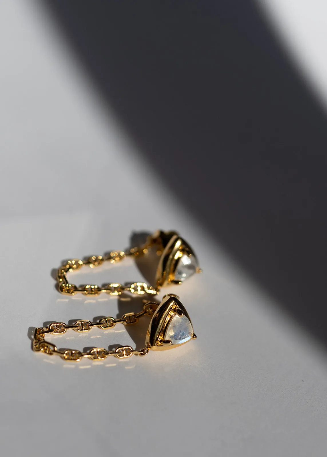 SAMPLE Trillion Earrings Gold sold by Sarah Mulder Jewelry product image thumbnail 3