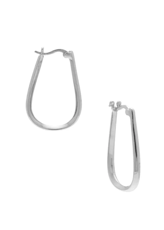 Lyn Hoops Rhodium sold by Sarah Mulder Jewelry