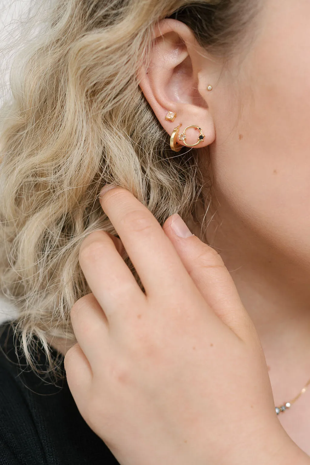 SAMPLE Miley Studs Silver sold by Sarah Mulder Jewelry product image thumbnail 4