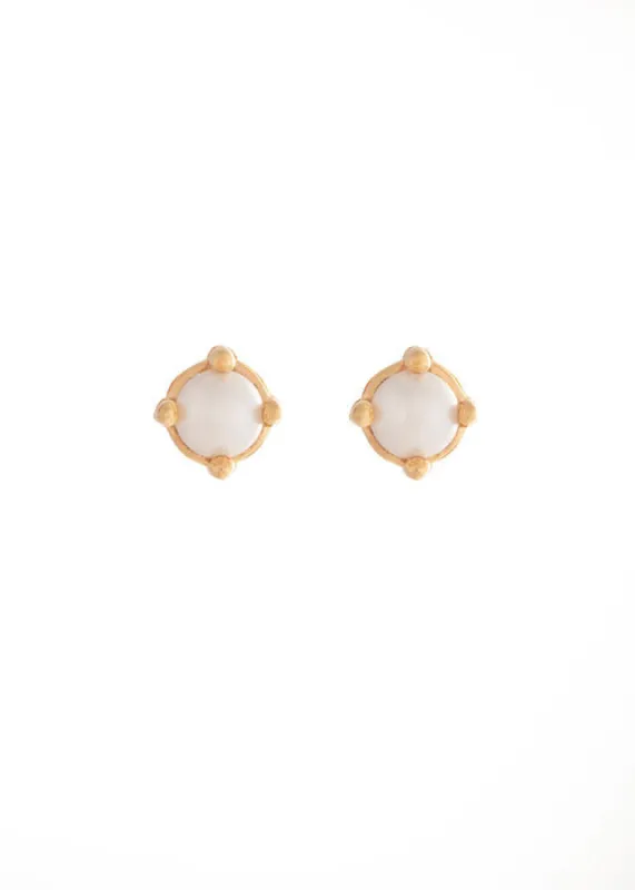 SAMPLE Cassie Studs Gold sold by Sarah Mulder Jewelry
