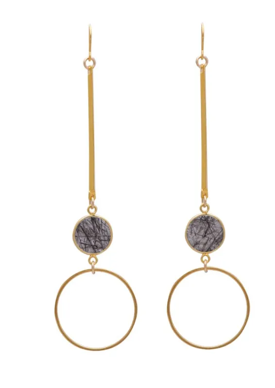 Cosmos Earrings Gold sold by Sarah Mulder Jewelry