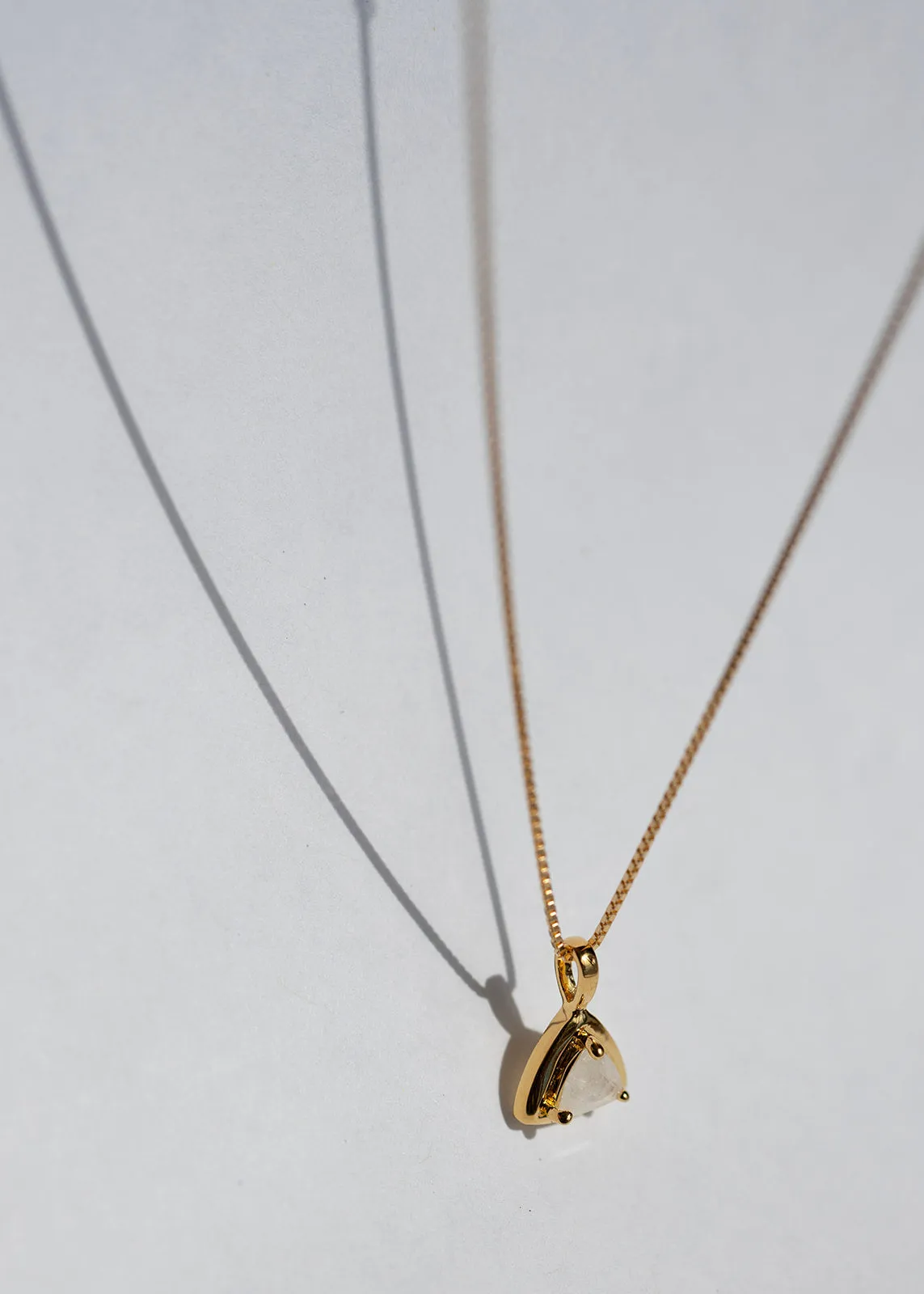 SAMPLE Trillion Necklace Gold sold by Sarah Mulder Jewelry product image thumbnail 5