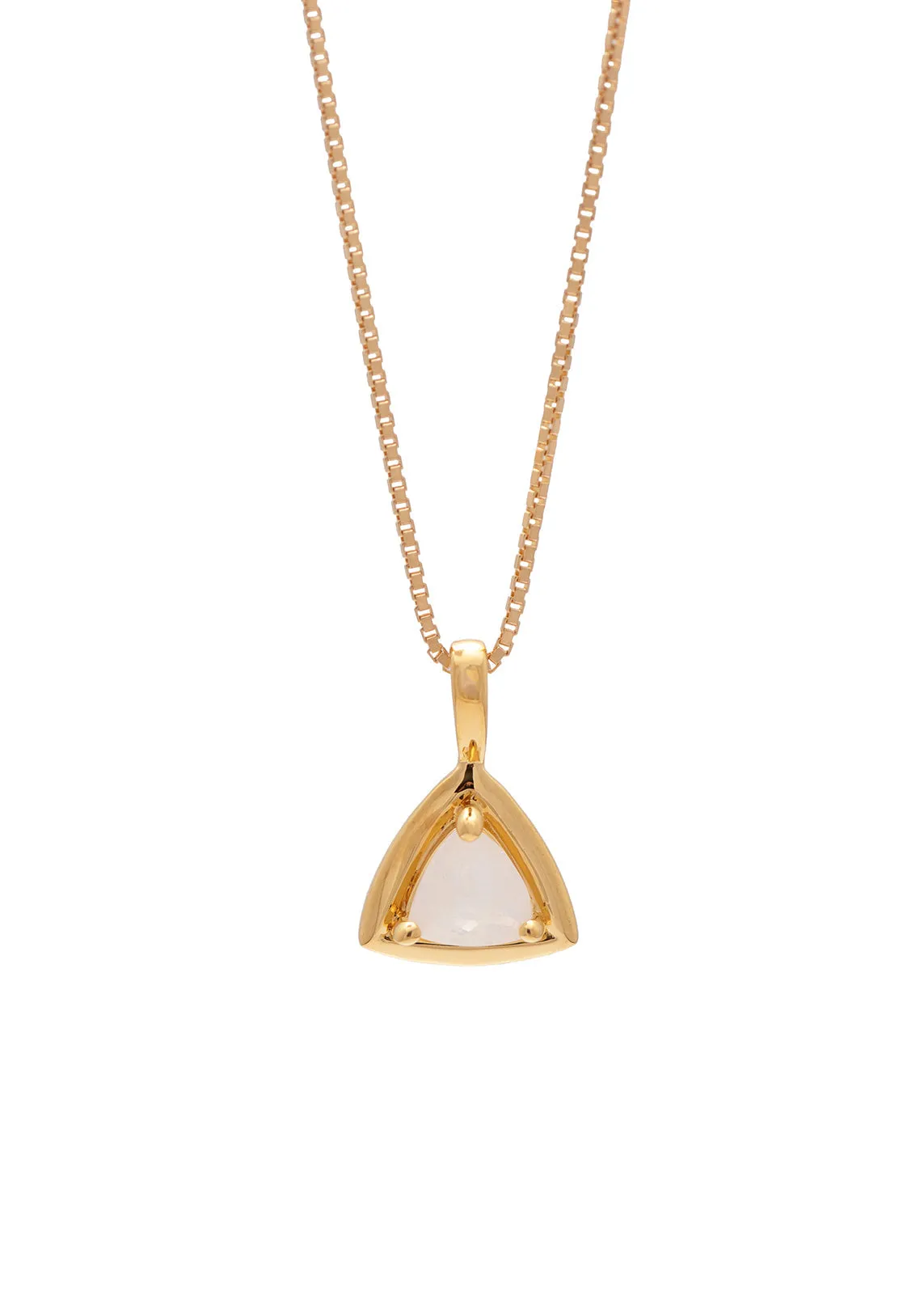 SAMPLE Trillion Necklace Gold sold by Sarah Mulder Jewelry