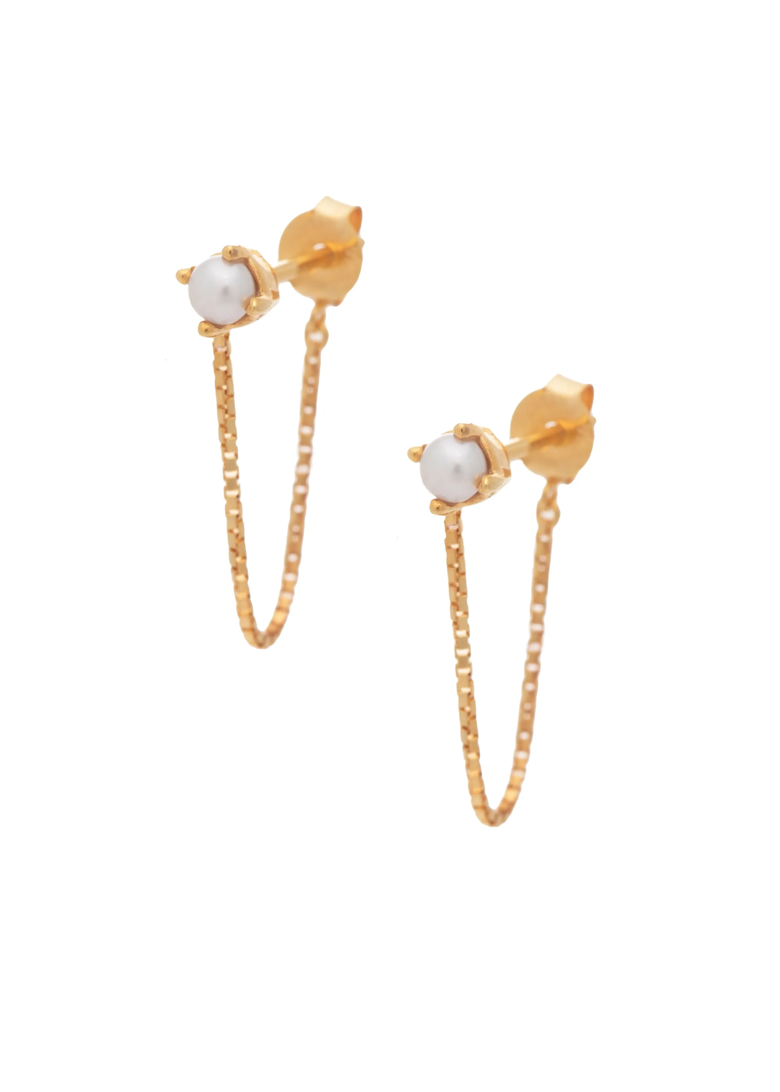 SAMPLE Alex Studs 1/2" Gold sold by Sarah Mulder Jewelry